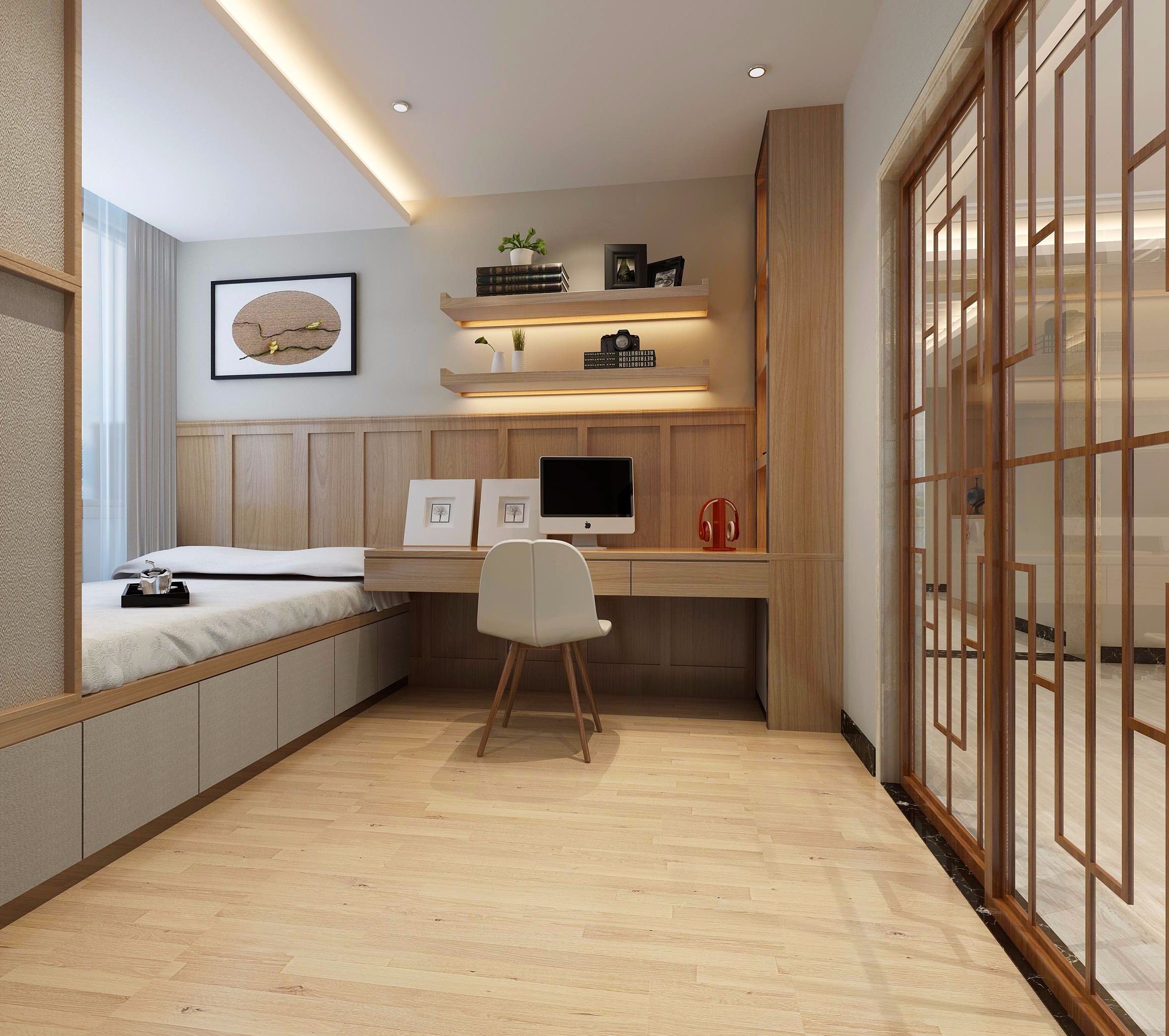 无锡太湖国际社区100㎡美式loft